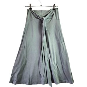 Patagonia Kamala Skirt Organic Cotton/ Lyocell Light Grey Size Small